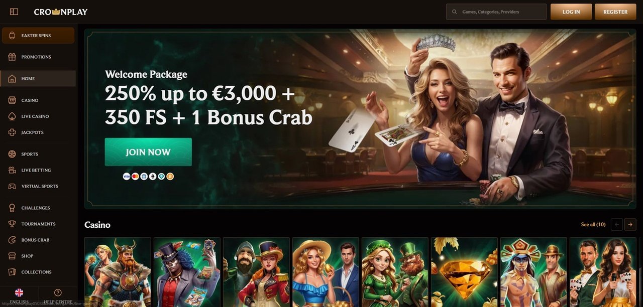 CrownPlay Casino - Revue Complète 2026 Casino